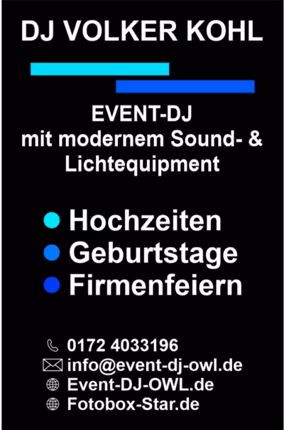 Anfrage an DJ Volker Kohl
